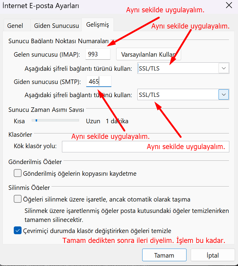 Outlook Resimli Kurulum